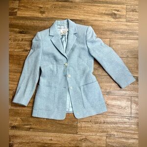 Laurèl Baby Blue Wool Blazer 34 EUR